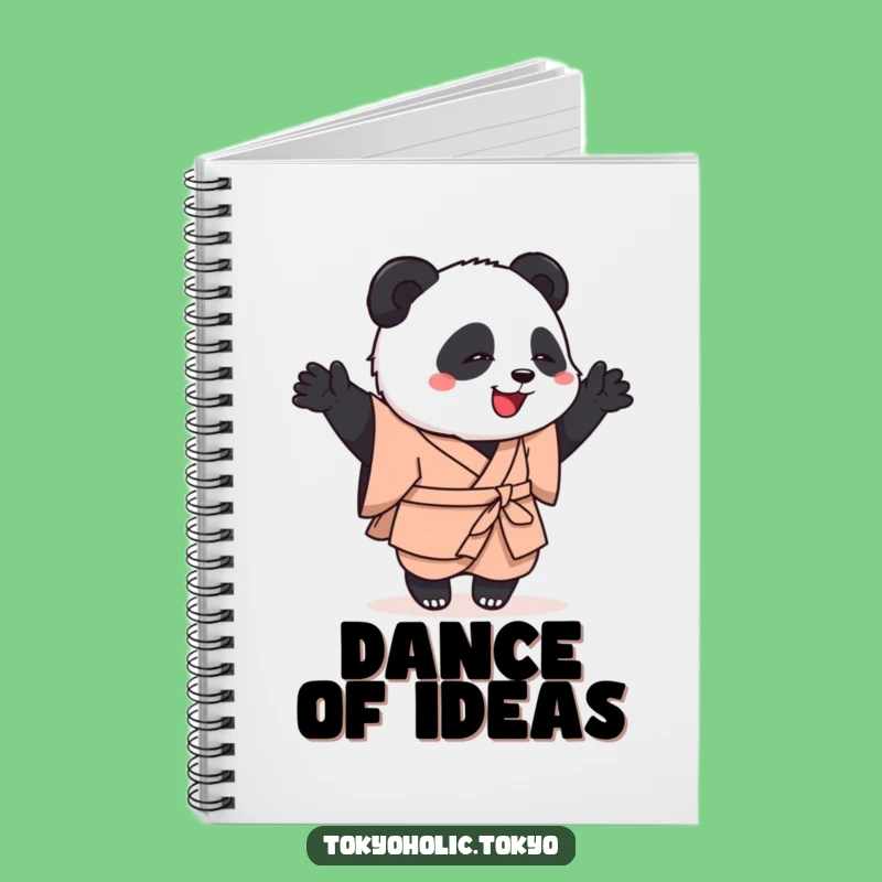 Funny Panda Dance Notebook: Kimono Panda Journal, Perfect Funny Gift for Writers